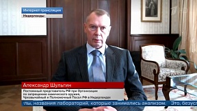 Интервью А.В.Шульгина программе "Время" на Первом канале